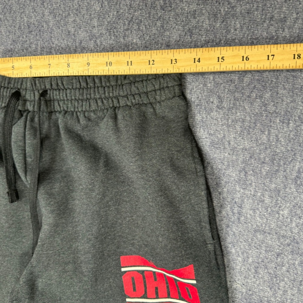 Jerzees Ohio State Sweatpants Joggers Men's Medium Casual Lounge Comfy Gray - Picture 5 of 6